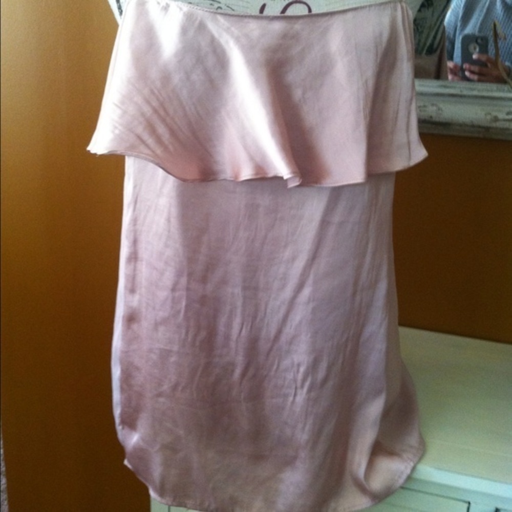 Zara Champaign Silky Tank M